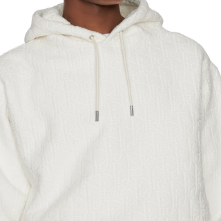 Oblique relaxed fit hoodie