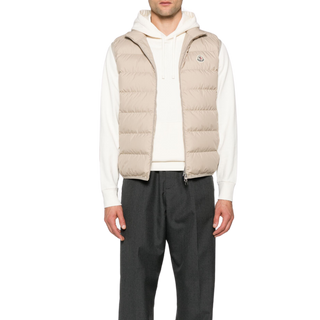 Beige Puffer Vest