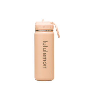 Straw lid water bottle