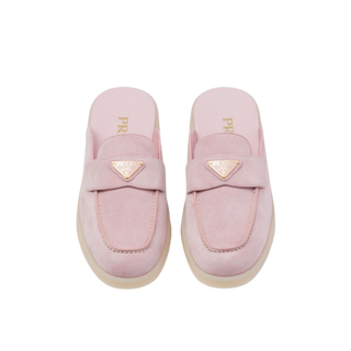 Prada pink mules