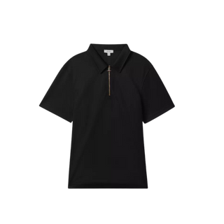 Floyd half zip-fastened knitted polo shirt