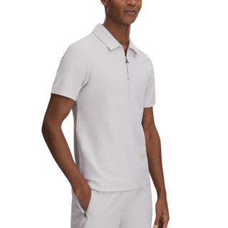 Floyd half zip-fastened knitted polo shirt